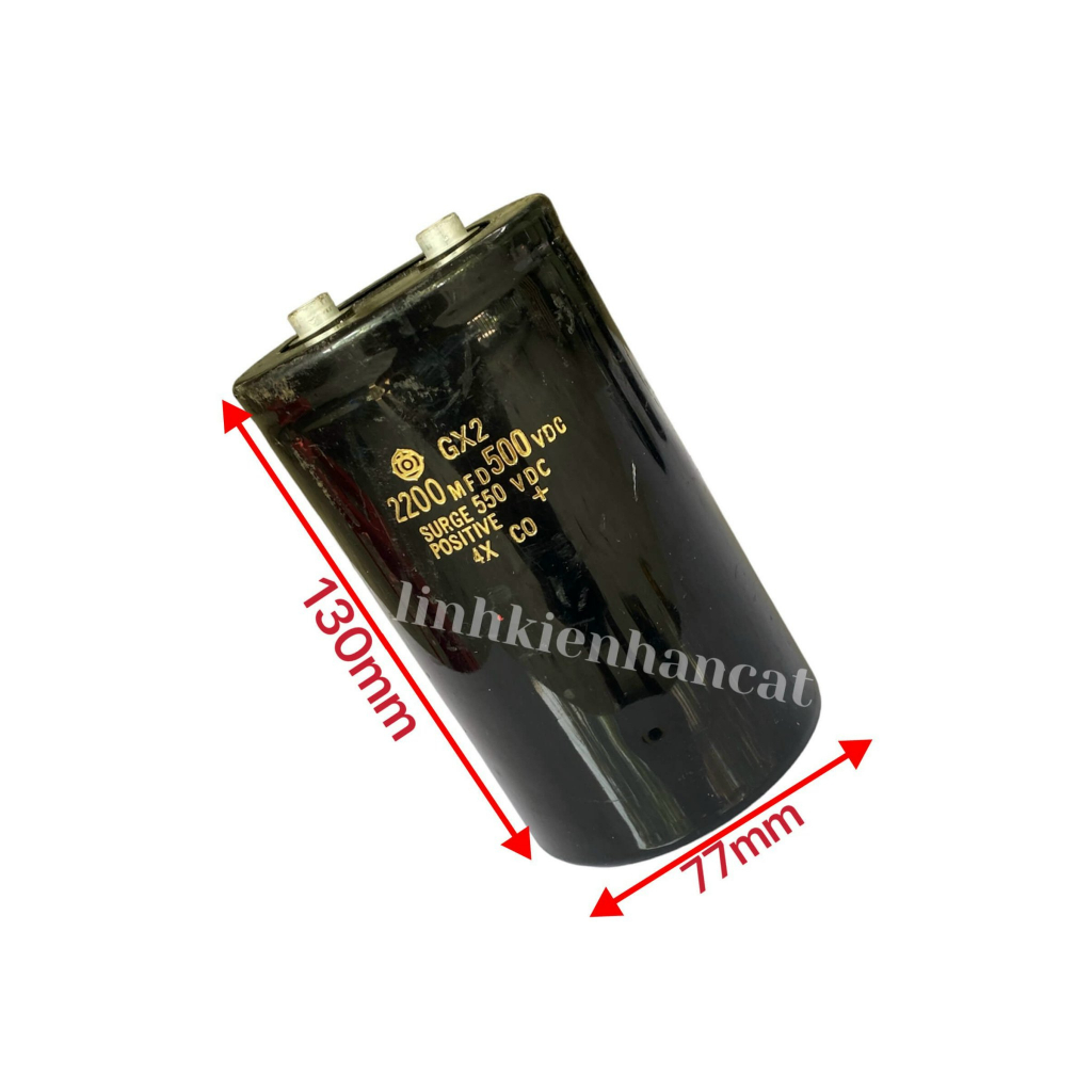 Tụ 2200UF 500VDC Tháo Máy