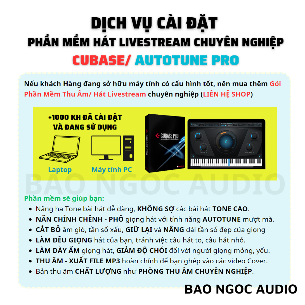 Mic Livestream | Micro thu âm Sound Card ICON UPOD PRO & Mic TAKSTAR SM8B Hát Livestream Điện Thoại, Bao Ngoc