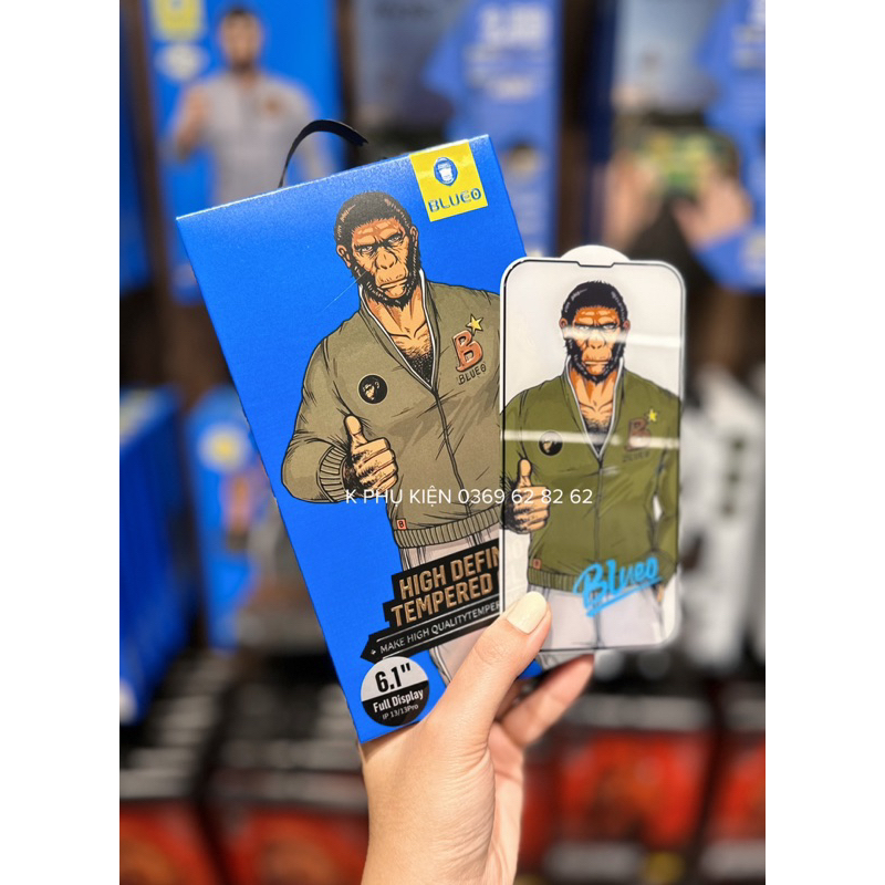 Kính cường lực trong suốt Blueo 13/13pro