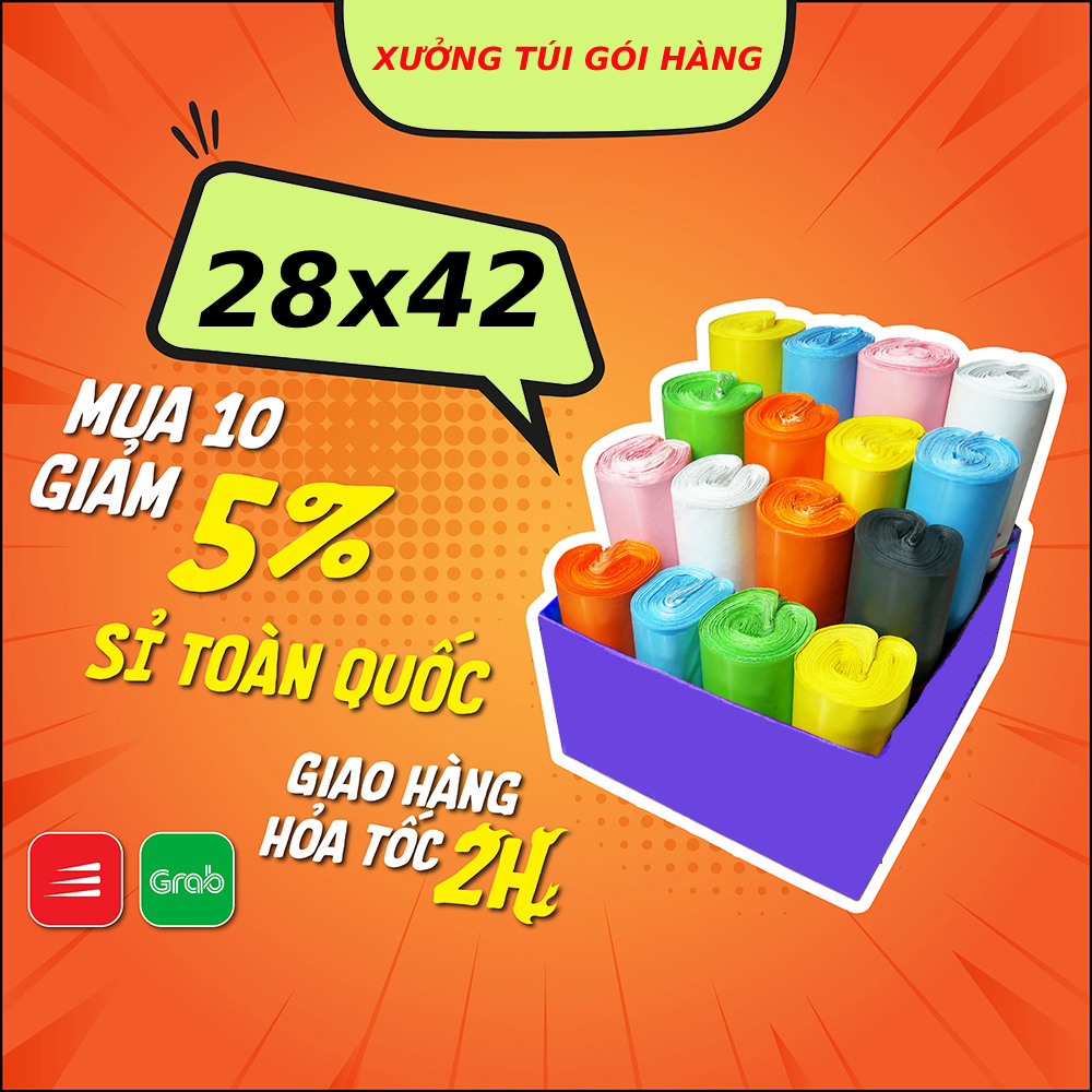 Túi Đóng Gói Hàng 28x42 TUIGOIHANGVN Có Keo Niêm Phong