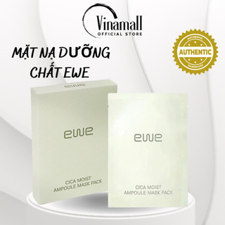 Hộp 5 miếng mặt nạ ewe cica moist ampoule mask pack ygmj5 vinamall chiết xuất rau má cải thiện da nhạy cảm