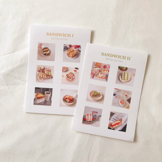 Sandwich Sticker Hình Dán Trang Trí Sổ Tay | Bullet Journal