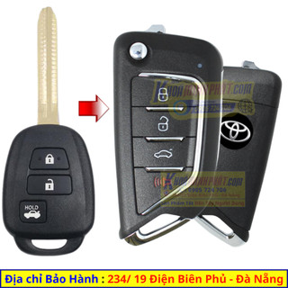 Chìa khóa remote xe Toyota Vios mẫu mới V21