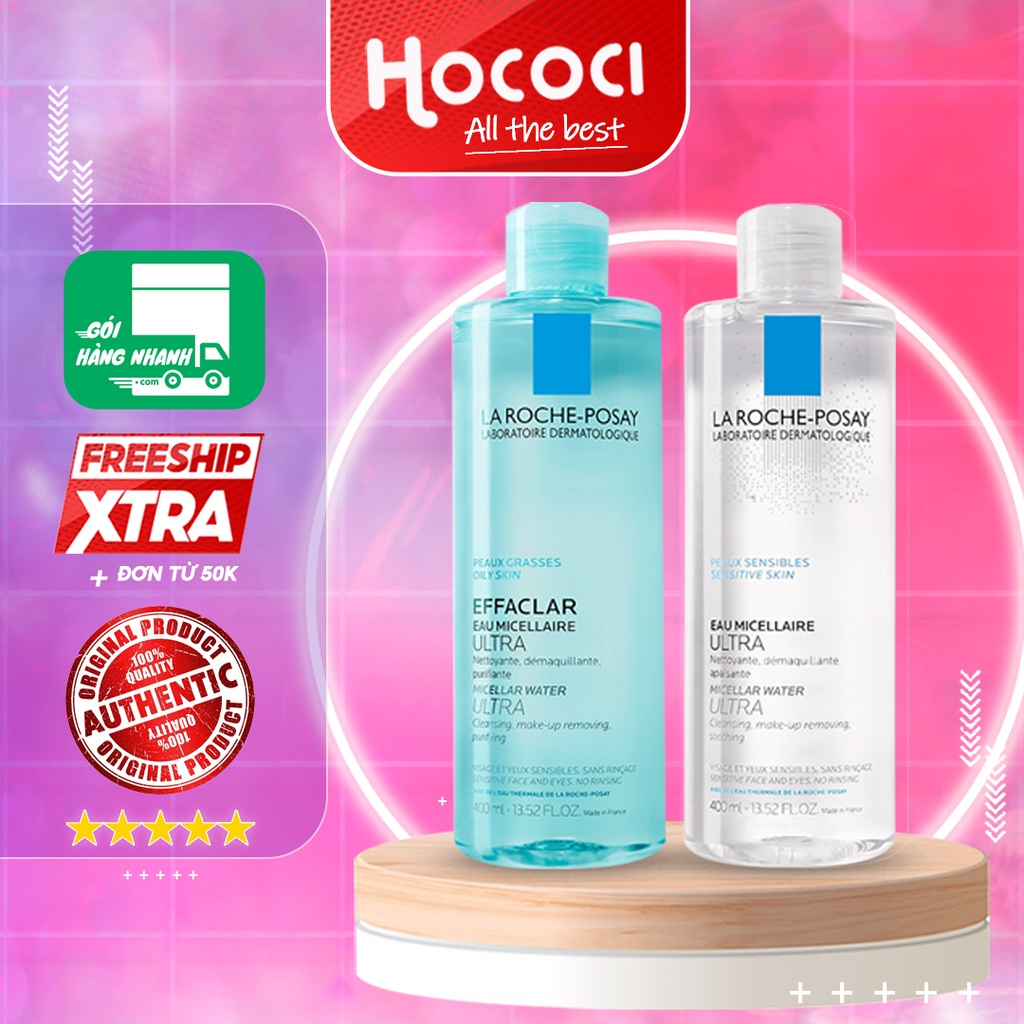 Nước tẩy trang La Roche Posay Purifying Micellar Water 400ml