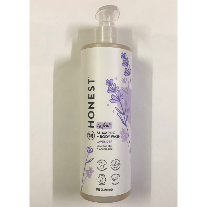 Sữa tắm gội cho bé The Honest Shampoo + Body Wash - Hương hoa lavender