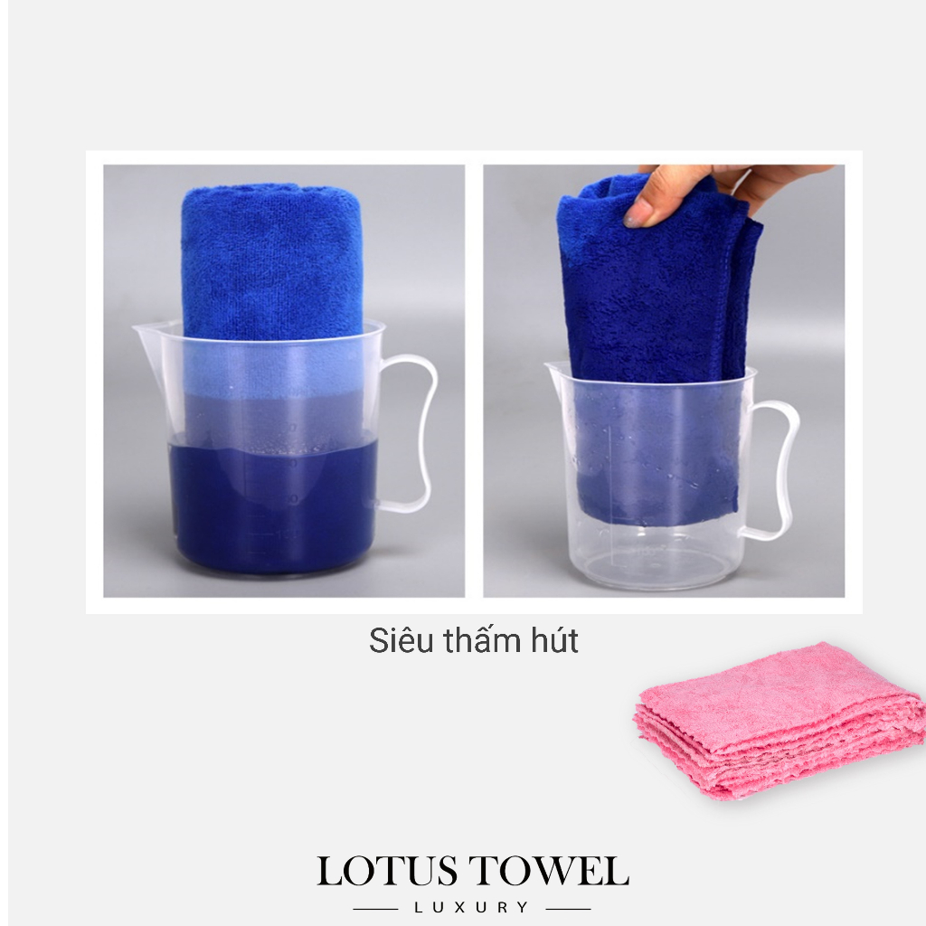 Khăn Tắm, Khăn Mặt, Khăn Gội Lotustowel 100% Cotton, Mềm Mịn Thấm Hút, Không Ra Màu | BigBuy360 - bigbuy360.vn