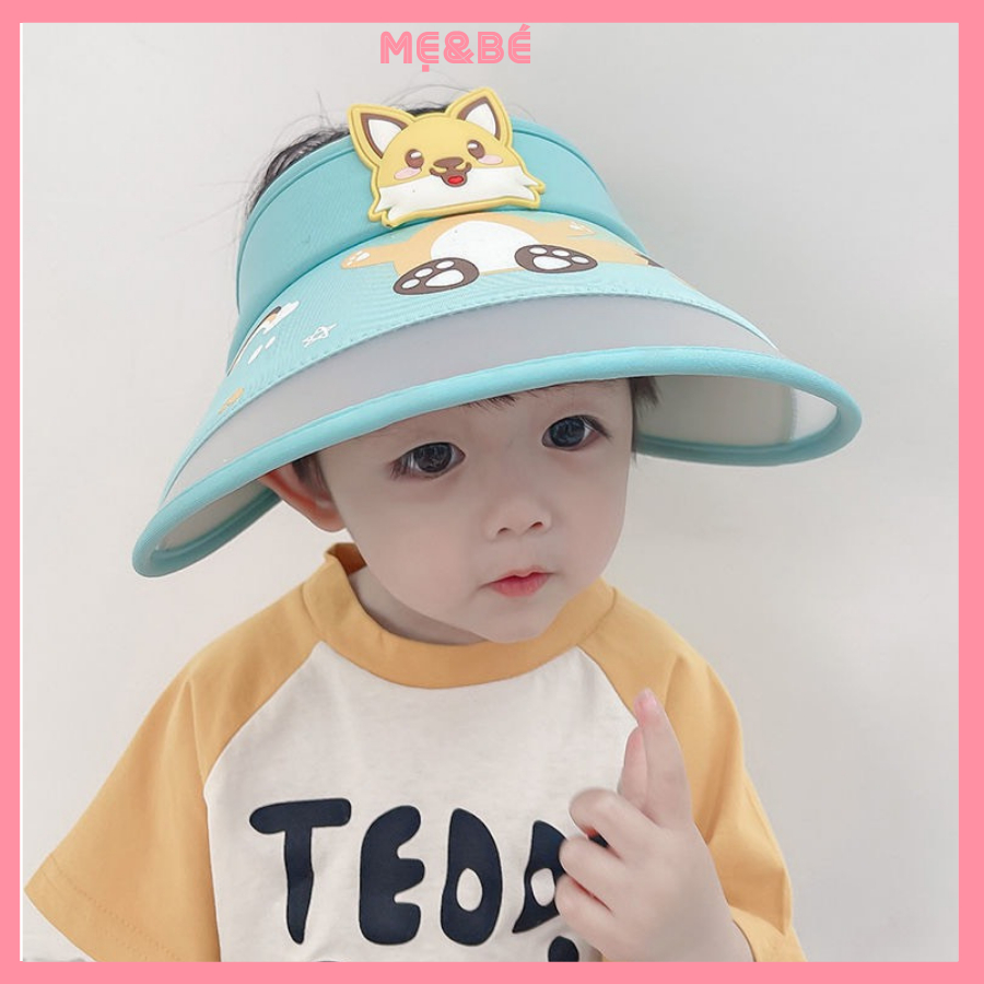 Mũ Nón Vành Đội Đầu Chống Nắng Cho Bé Kèm Quạt USB 3 Tốc Độ Thấm Hút Mồ Hôi Kiểu Hoạt Hình Dễ Thương Cute