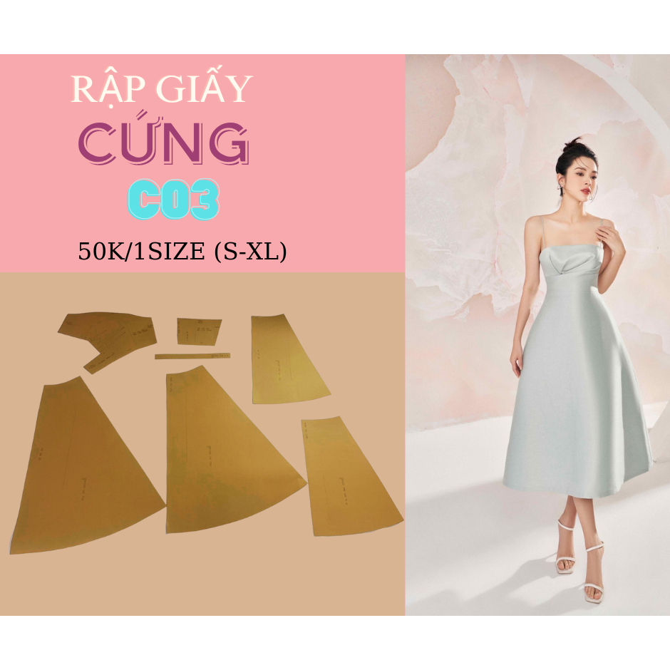 RẬP GIẤY CỨNG CẮT SẴN C03