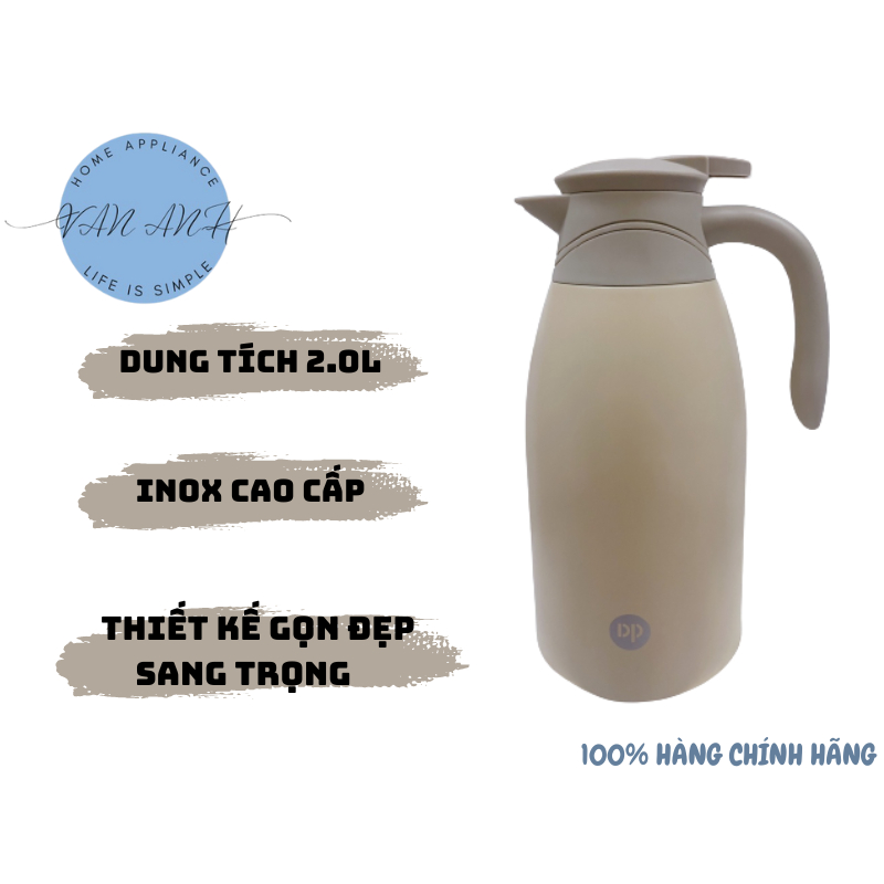 PHÍCH NƯỚC NÓNG GIỮ NHIỆT CAO CẤP DP RZ8605