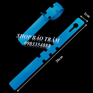thẻ ghi tên - Tag ghi tên cây trồng loại cài màu xanh đậm hộp 100 cái