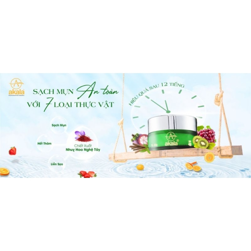 Kem ngăn mụn, hết thâm, liền sẹo Akala 22g