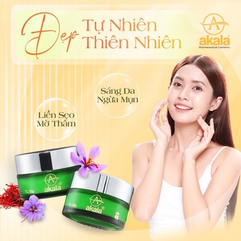 Kem ngăn mụn, hết thâm, liền sẹo Akala 22g