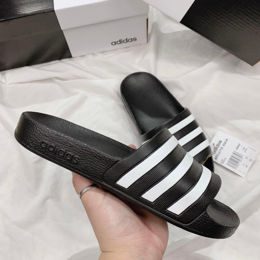 Dép Cao Su Quai Ngang adidas Adilette Aqua đúc nguyên khối siêu nhẹ đi êm chân | BigBuy360 - bigbuy360.vn