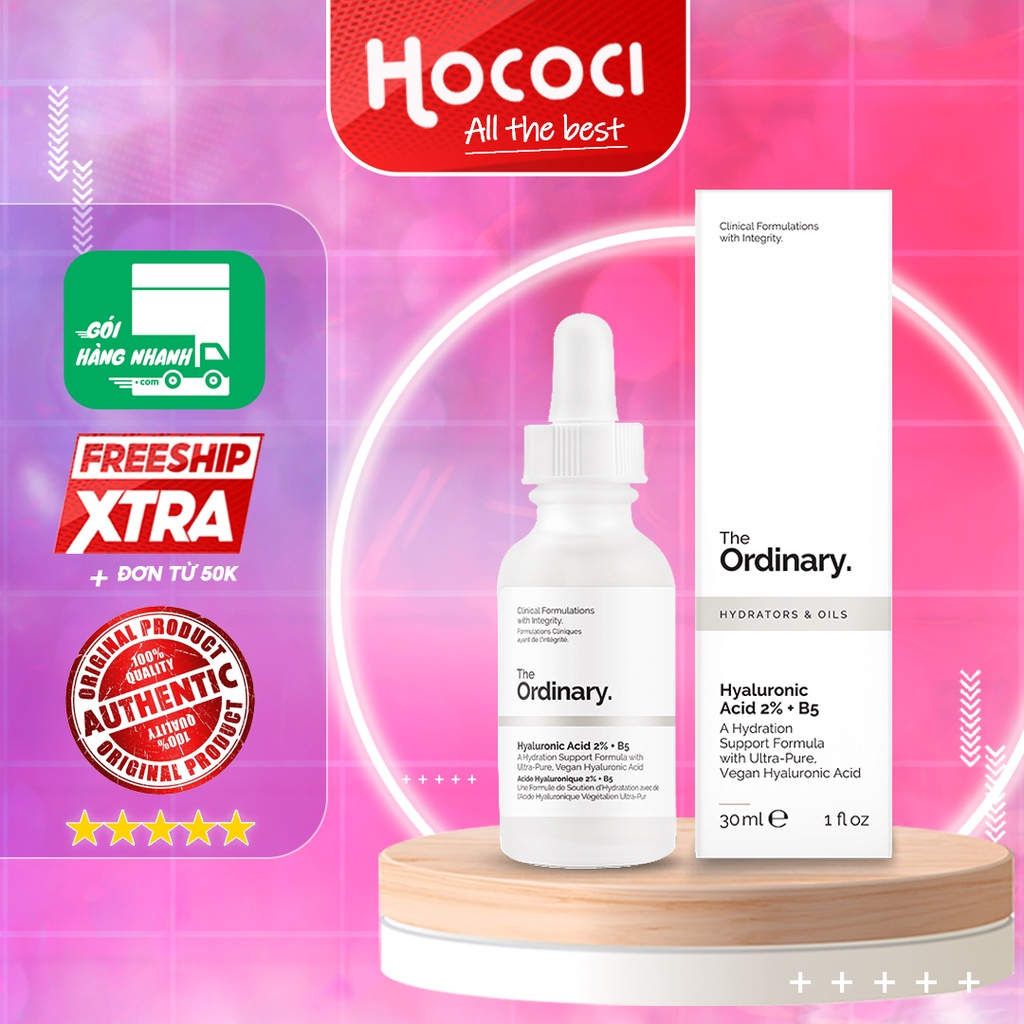 Serum The Ordinary Cấp ẩm hồi phục Hyaluronic Acid 2% + B5 30ml (shopauth) | BigBuy360 - bigbuy360.vn