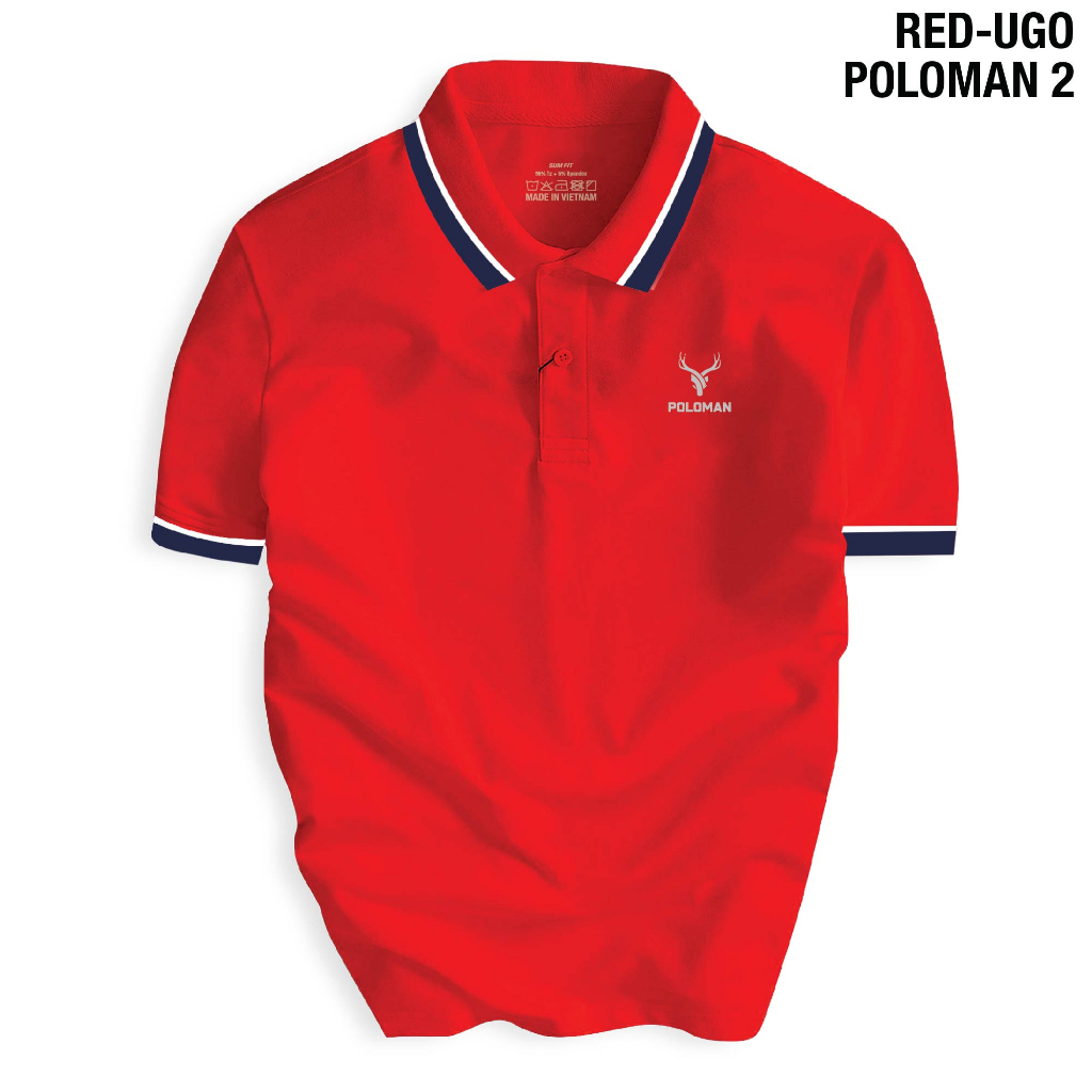 Áo thun POLOMAN 2 nam thiết kế phối cổ sang trọng, chuẩn form, thoáng mát