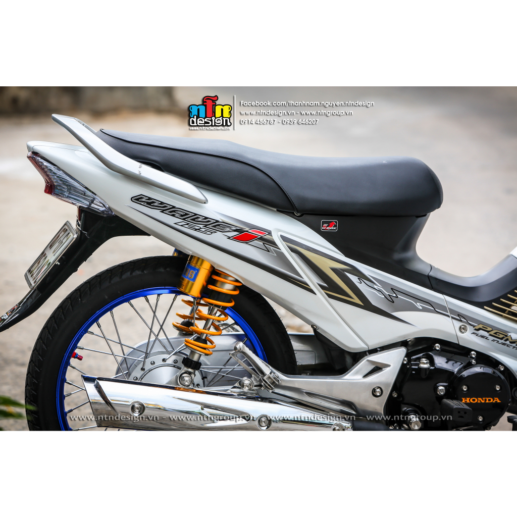 Tem Future Neo - Wave 125i mẫu N02 trắng