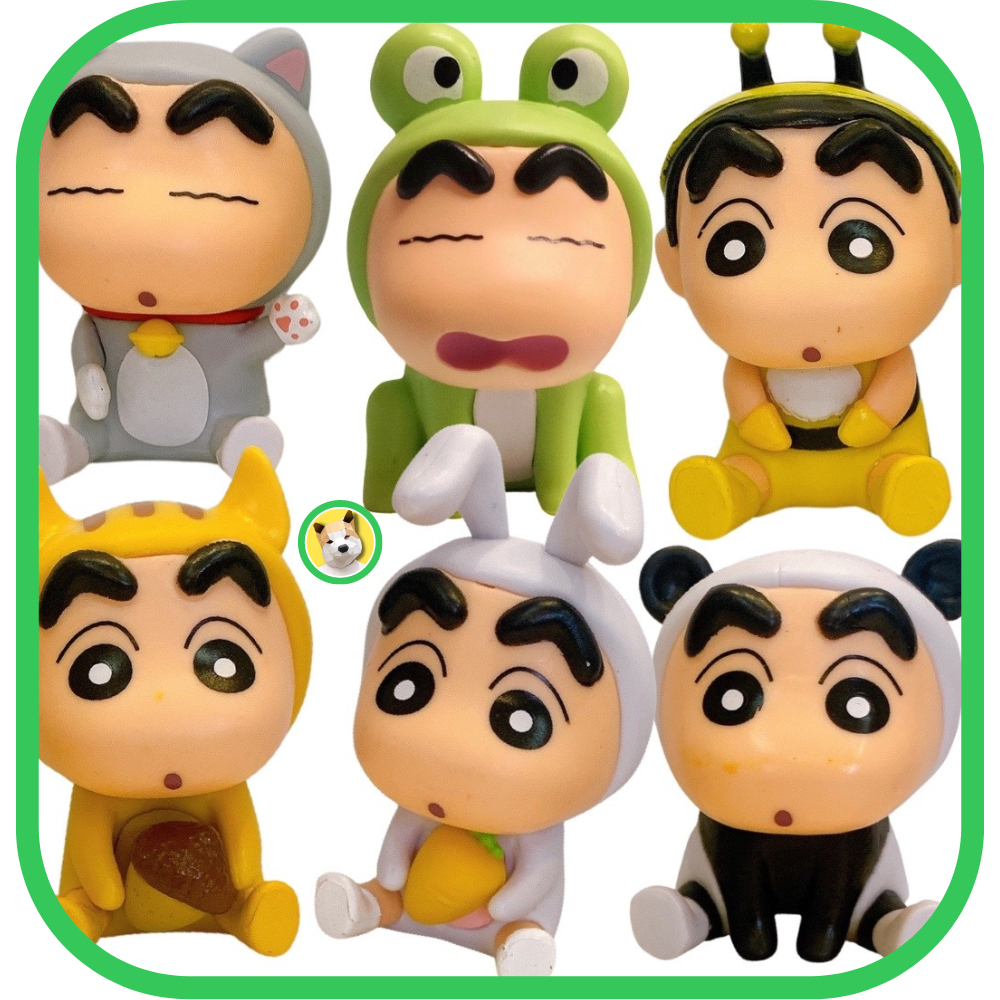 Mô hình Shin phật Cậu bé bút chì Shin Chan 5cm phật hồng buddha dễ thương Beocaz thỏ gấu panda ếch xanh ong mậ