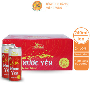 Nước yến dạng lon trisonnest nguyên thùng offset 24 lon x 240ml/lon