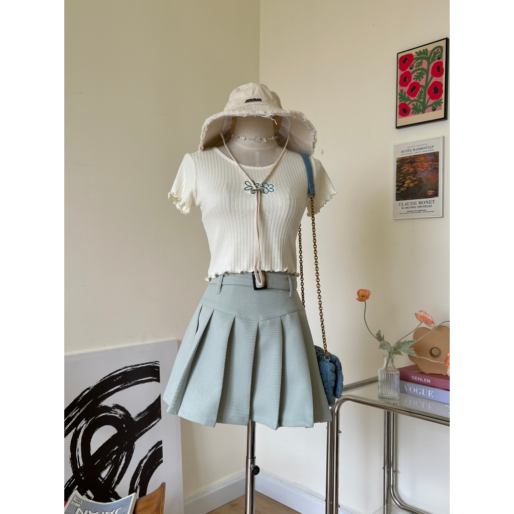 Váy nhiều ly dây đai - Tyribee Clothing