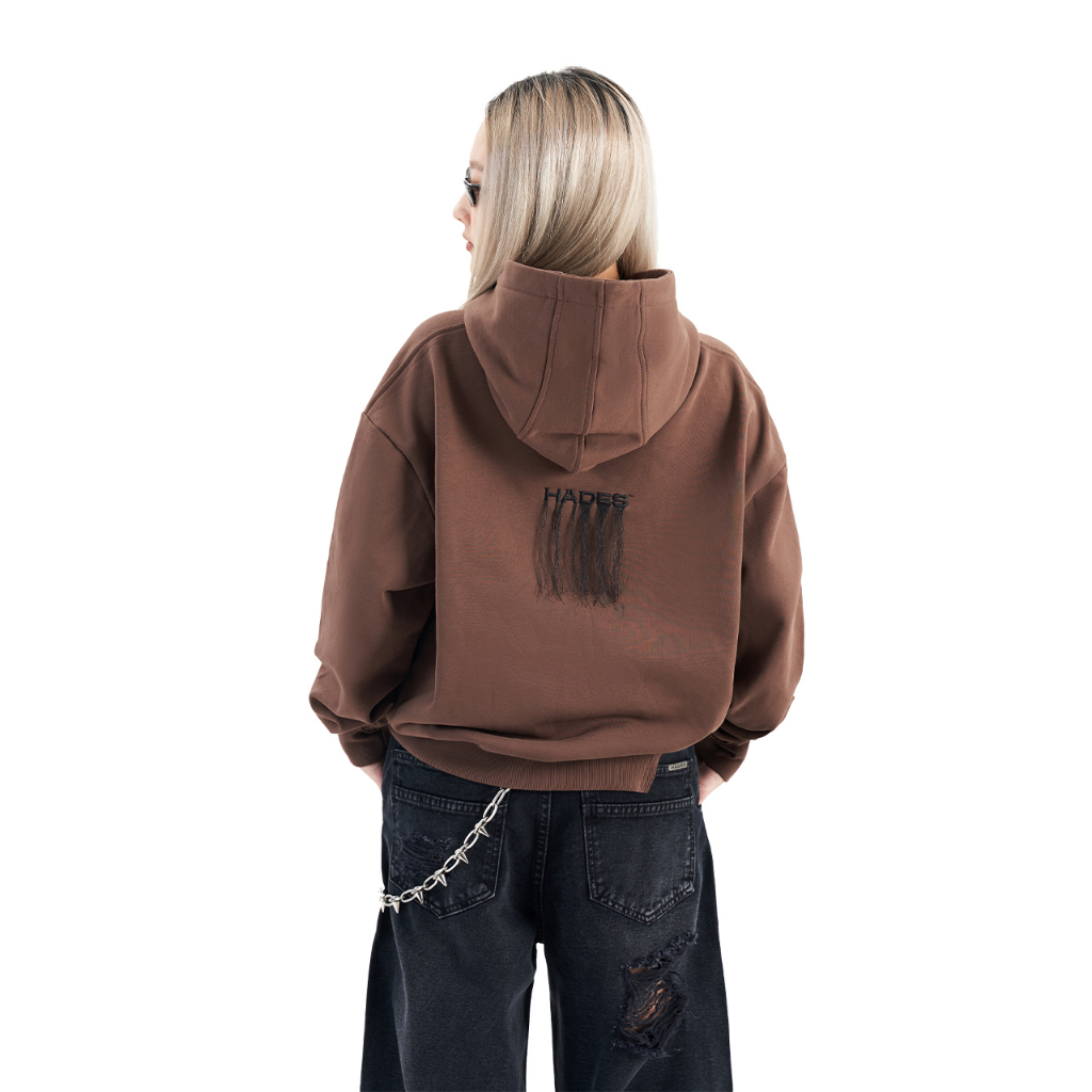 ÁO HOODIE MŨ TRÙM UNISEX VẢI NỈ BÔNG TUMBLEDOWN BOXY HOODIE - HADES BRAND CHÍNH HÃNG