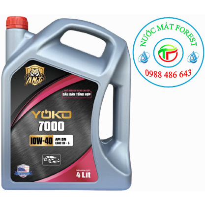 Dầu nhớt dành cho xe hơi YOKO 7000 10W40 & 20W50 4L