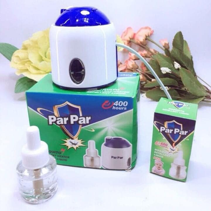 Máy Đuổi Muỗi Xông Tinh Dầu ParPar (Kèm 2 Tinh Dầu ) Khử Mùi,Đèn Xông Tình Dầu