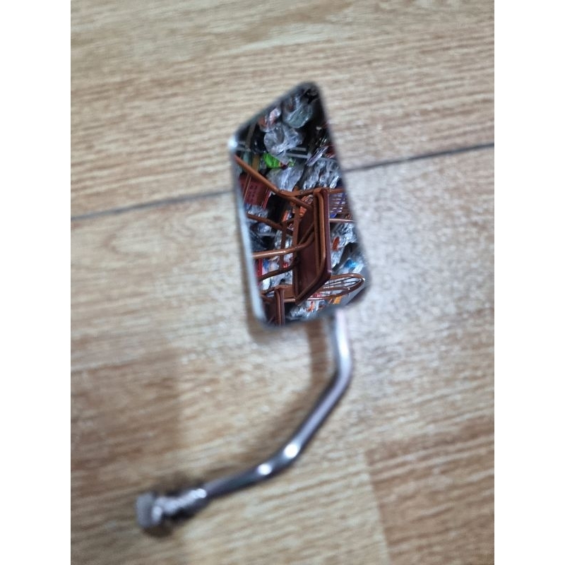 Gương vuông inox chiếu hậu xe máy