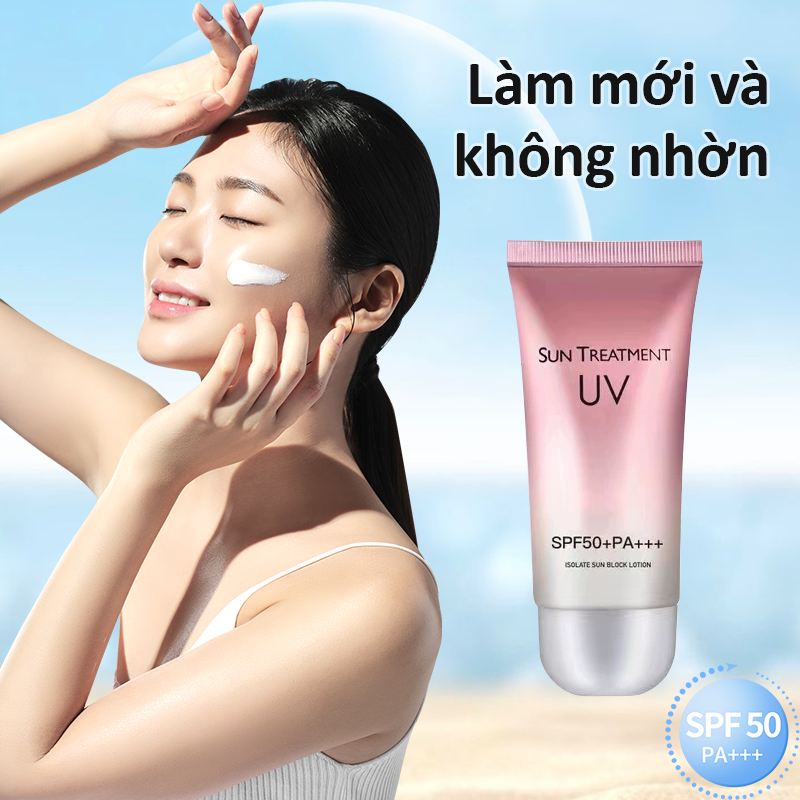 Kem chống nắng làm trắng da dành cho da dầu da mụn và da nhậy cảm UV Sun Treatment SPF 50+, PA+++ 60ml