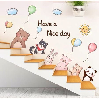 Decal dán tường happy nice a day - decal24h - dán tường trẻ em