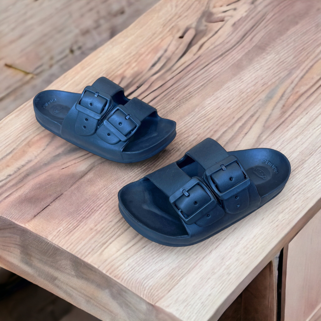 Dép lê cho bé, dép điều chỉnh quai siêu nhẹ hàng Thái Lan chính hãng Monobo - Happy Feet No2566