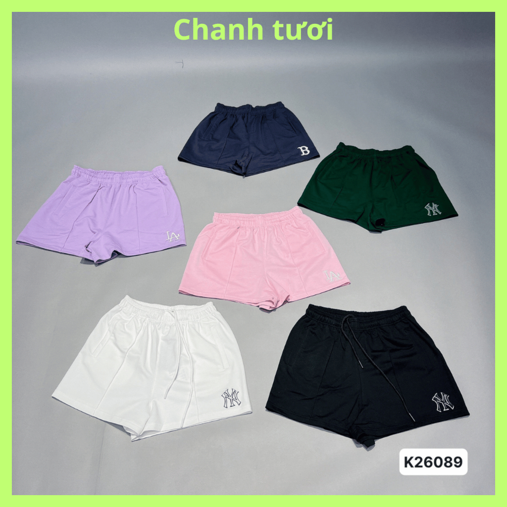 Quần short nam nữ form Hàn Quốc hàng xuất xịn co giãn 4 chiều dày dặn thoáng mát