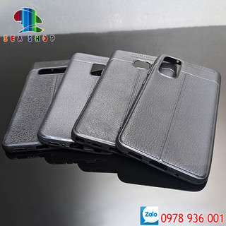 Ốp lưng samsung a11, a21, a21s, a31, a51, a71 nhựa dẻo - vân da - chống sốc