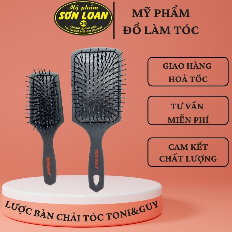 Lược bàn chải Toni&Guy chuyên gỡ tóc rối, tóc uốn, massge da đầu , lược chải Toni&Guy