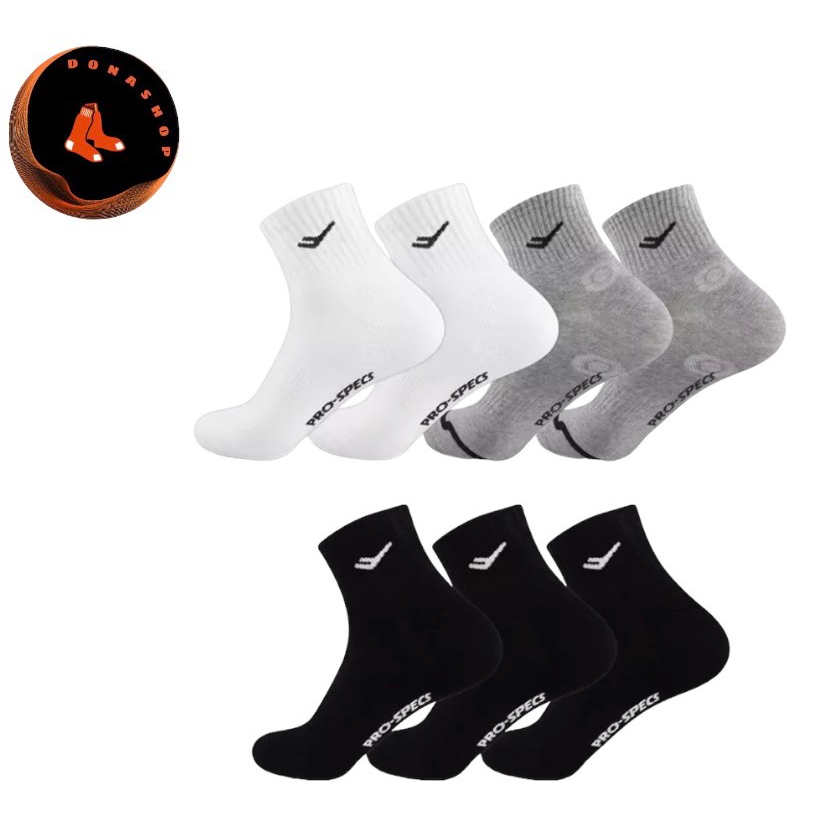 Tất/Vớ PRO SPECS Cổ Trung Co Giãn, Thoáng Khí, Gam Màu Dễ Phối Đồ