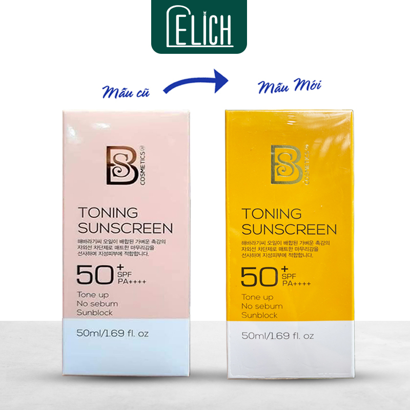 KEM CHỐNG NẮNG CHO DA DẦU - BS Cosmetics Toning Sunscreen