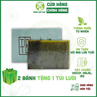 Xà bông tía tô xà bông sinh dược mát da giảm mụn lưng 100gr