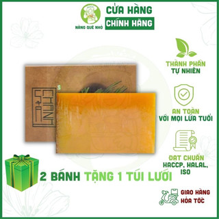 Xà bông sả chanh xà bông sinh dược kháng khuẩn trắng da giảm stress 100gr