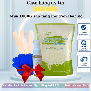(Tặng Mỡ + Bát +Que- Sỉ túi to 500G,1000G) Sỉ Sáp Wax Lông Nóng Wax Bean Hương Dừa LIDDY- Triệt Mọi Loại Lông