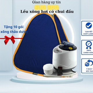 (Tặng gói xông) Combo Xông Hơi Lều Và Nồi Xông Hero (Loại Tam Giác) Xông Hơi Tại Nhà