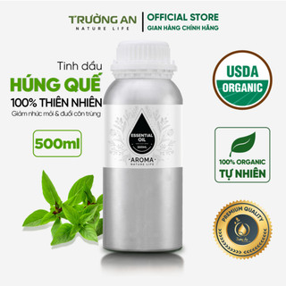 Tinh dầu húng quế nguyên chất trường an dung tích 500ml/1000ml