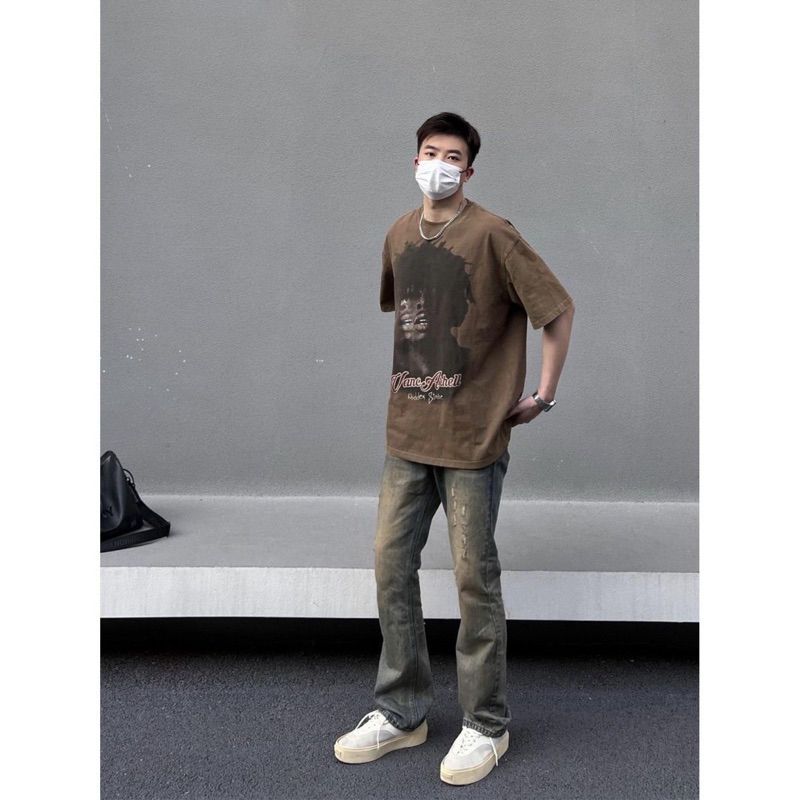 Dark Green Jeans - Quần jeans xanh đậm phong cách streetwear form suông