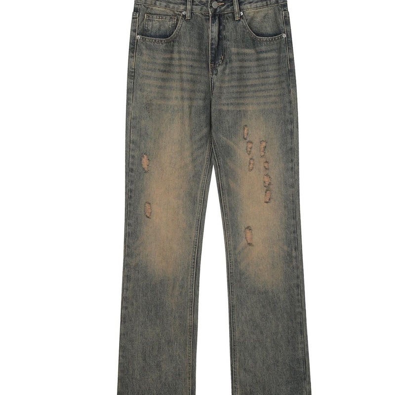 Dark Green Jeans - Quần jeans xanh đậm phong cách streetwear form suông