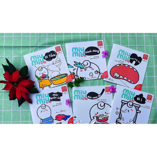 Bộ sách ehon miu miu gồm 6 quyển