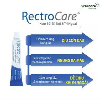 Rectrocare kem bôi trĩ nội, trĩ ngoại - tuýp 20ml