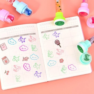 ✨✨Bút Bi Lăn 5 Trong 1 Đa Chức Năng Có Con Dấu IN Hình Dễ Thương Cho Bé