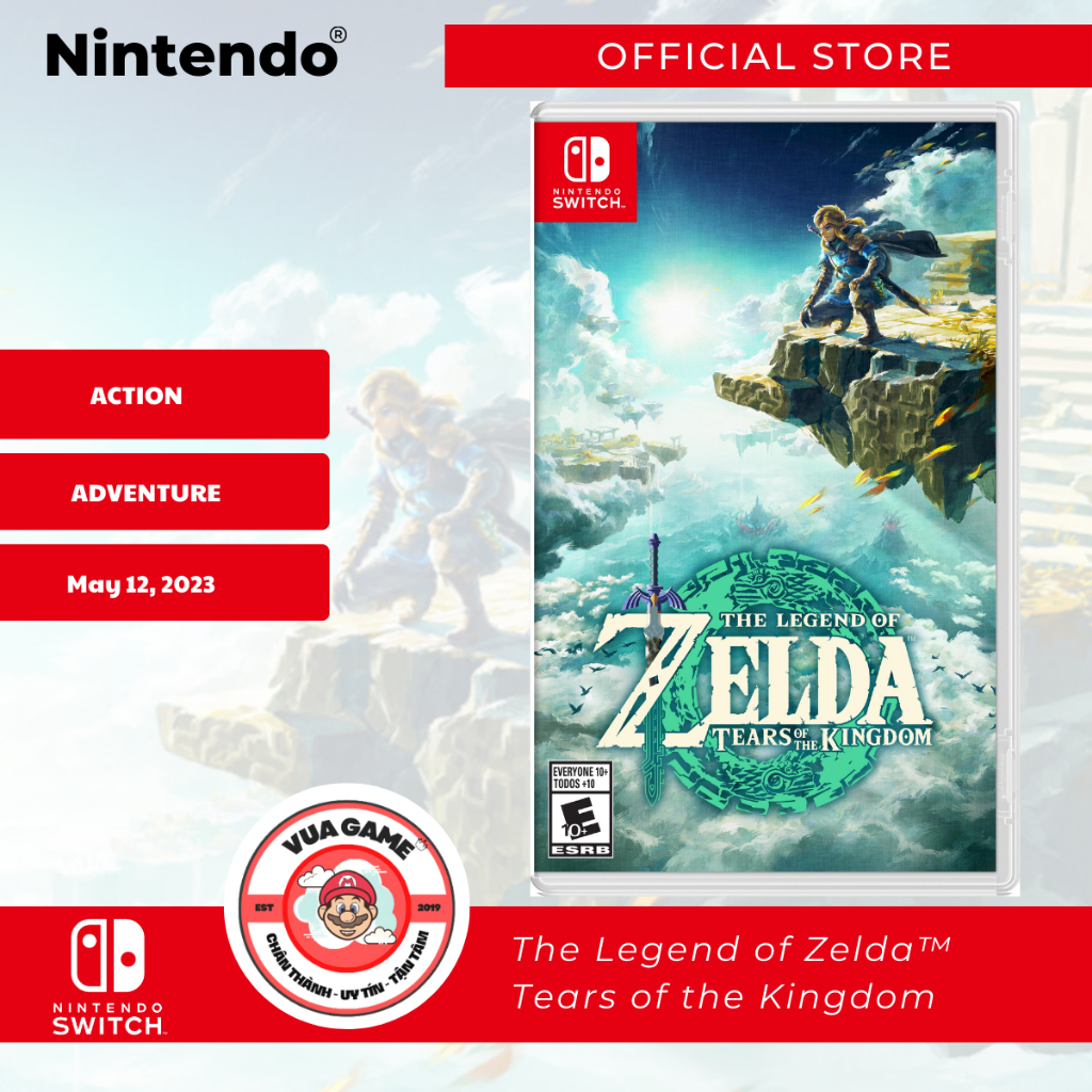 Băng game The Legend of Zelda: Tears of Kingdom cho Nintendo Switch Oled/lite/v2