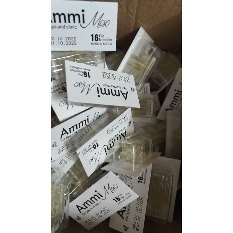 Kim 16 máy tiêm Ammi ,  MJ , EZ loại không  và có điều chỉnh độ dài 32G và 34G