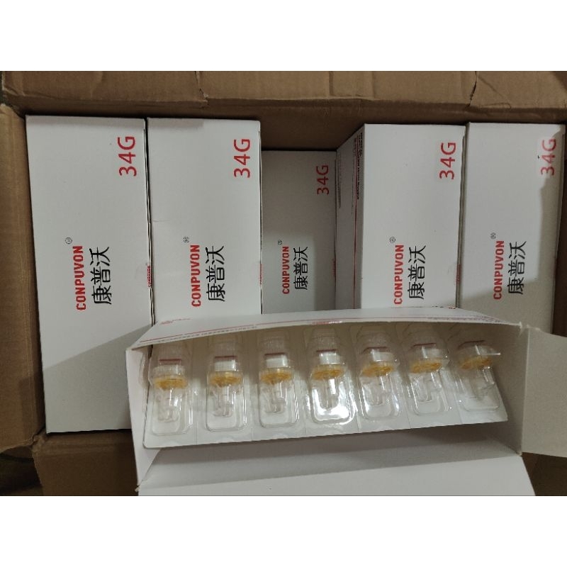 Kim 16 máy tiêm Ammi ,  MJ , EZ loại không  và có điều chỉnh độ dài 32G và 34G