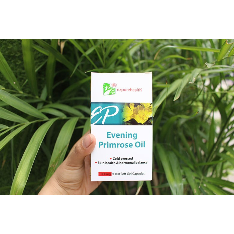 Viên uống tinh dầu hoa anh thảo Evening Primrose Oil Nzpurehealth 100 viên