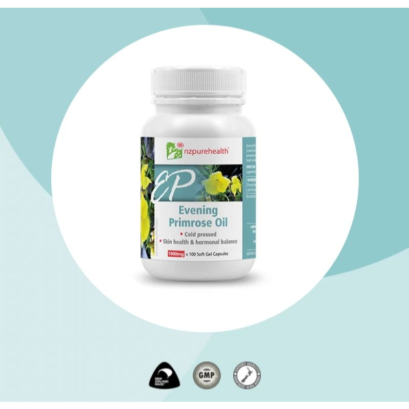 Viên uống tinh dầu hoa anh thảo Evening Primrose Oil Nzpurehealth 100 viên
